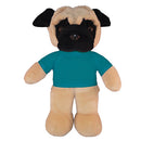 Soft Plush Pug with Tee 12"-17