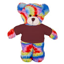 Soft Plush Tie Dye Teddy Bear with Tee-3
