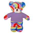 Soft Plush Tie Dye Teddy Bear with Tee-10