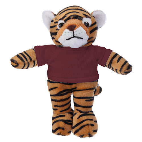 Soft Plush Tiger with Tee 12"