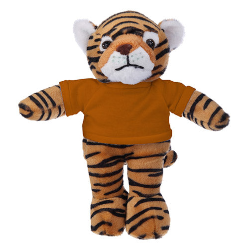 Soft Plush Tiger with Tee 12"