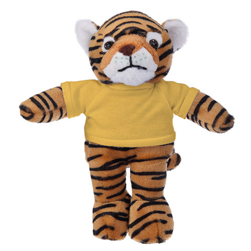 Soft Plush Tiger with Tee 8"