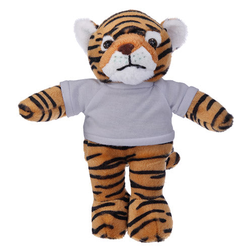 Soft Plush Tiger with Tee 12"