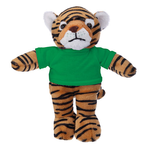 Soft Plush Tiger with Tee 8"