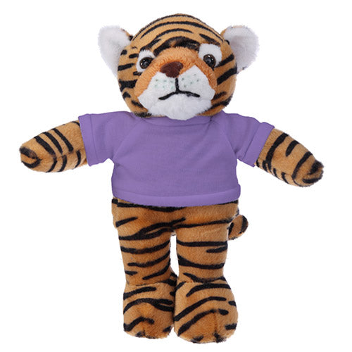 Soft Plush Tiger with Tee 8"