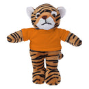 Soft Plush Tiger with Tee 8"-11