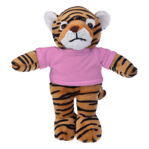 Soft Plush Tiger with Tee 8"