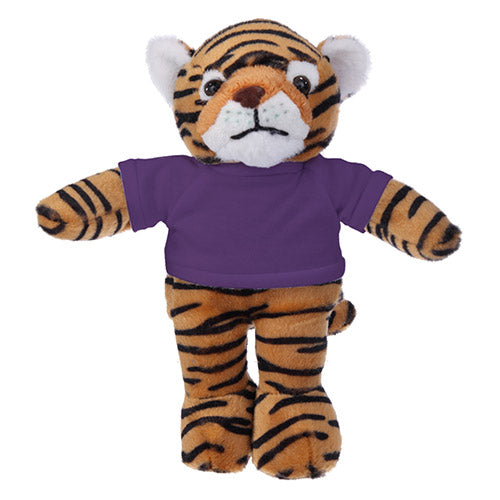 Soft Plush Tiger with Tee 8"