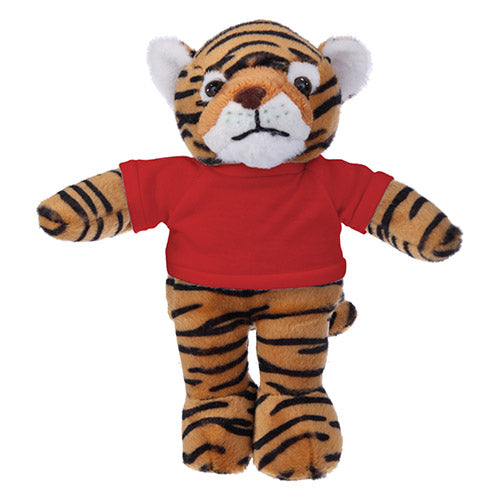 Soft Plush Tiger with Tee 8"