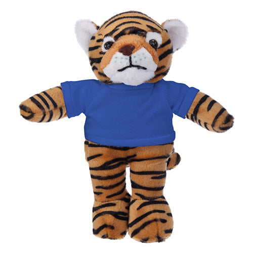 Soft Plush Tiger with Tee 8"