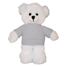 Soft Plush White Teddy Bear with Tee-8