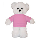 Soft Plush White Teddy Bear with Tee-13