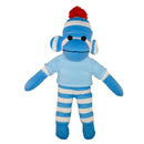 Soft Plush Blue Sock Monkey with Tee-1