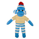 Soft Plush Blue Sock Monkey with Tee-16