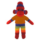Soft Plush Rainbow Sock Monkey with Tee-4