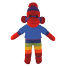 Soft Plush Rainbow Sock Monkey with Tee-15