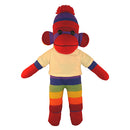 Soft Plush Rainbow Sock Monkey with Tee-16