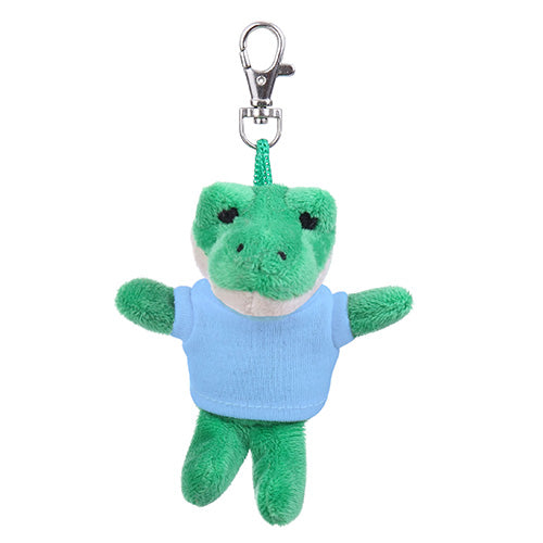 Soft Plush Alligator Keychain with Tee