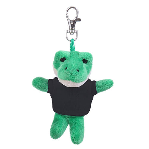 Soft Plush Alligator Keychain with Tee