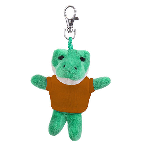 Soft Plush Alligator Keychain with Tee