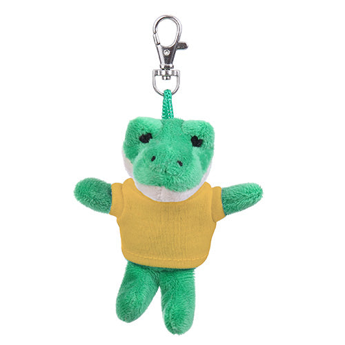Soft Plush Alligator Keychain with Tee