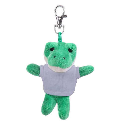 Soft Plush Alligator Keychain with Tee