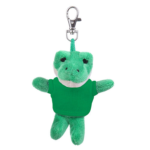 Soft Plush Alligator Keychain with Tee