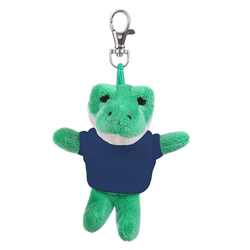 Soft Plush Alligator Keychain with Tee