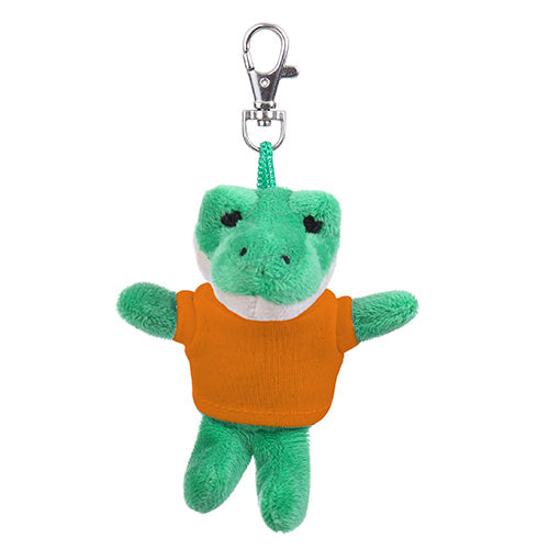 Soft Plush Alligator Keychain with Tee
