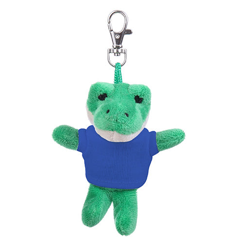 Soft Plush Alligator Keychain with Tee