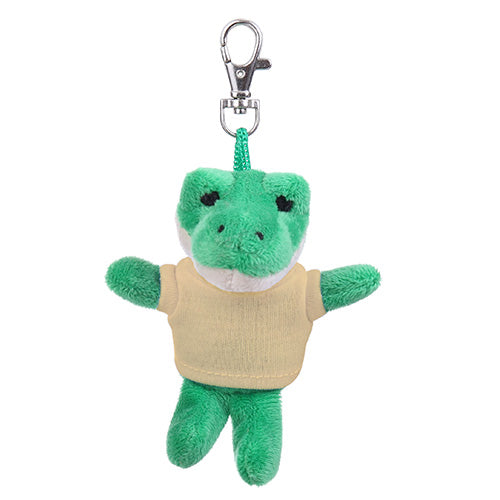 Soft Plush Alligator Keychain with Tee