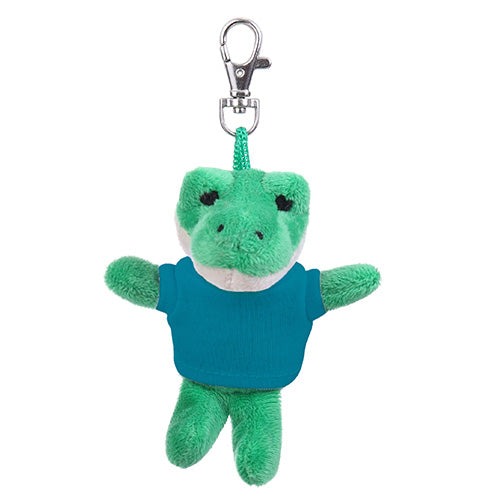 Soft Plush Alligator Keychain with Tee