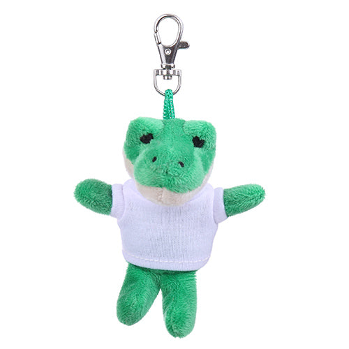 Soft Plush Alligator Keychain with Tee