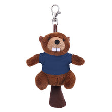 Custom Soft Plush Stuffed Animal Beaver Keychain