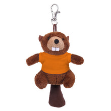 Stuffed Animal Beaver Keychain