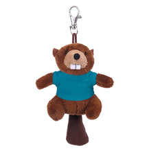 Stuffed Animal Beaver Keychain