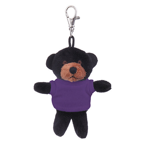 Black Teddy Keychain with Tee
