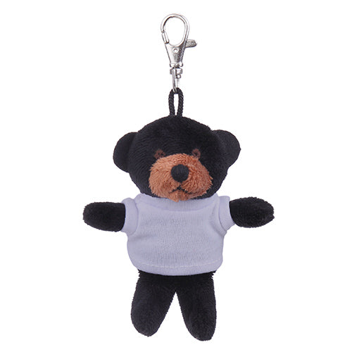 Black Teddy Keychain with Tee
