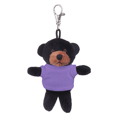 Black Teddy Keychain with Tee