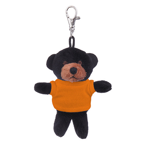 Black Teddy Keychain with Tee