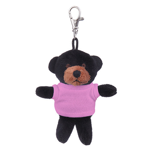Black Teddy Keychain with Tee