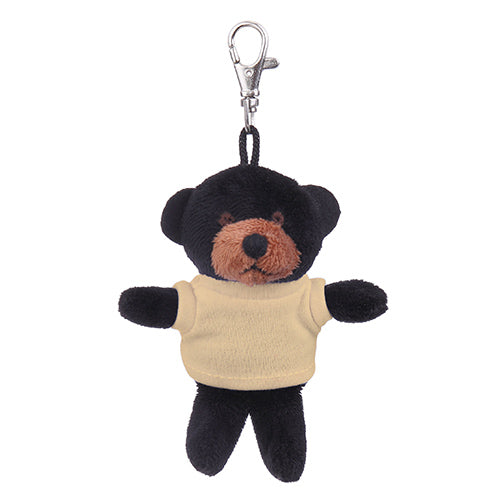 Black Teddy Keychain with Tee