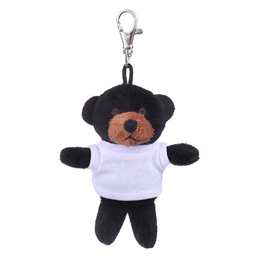 Black Teddy Keychain with Tee