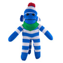 Blue Sock Monkey with Bandana-1