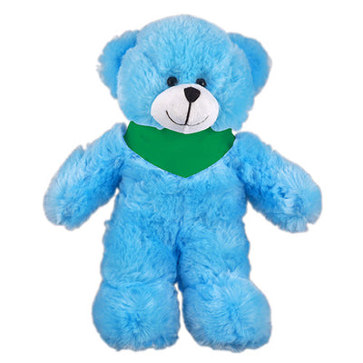 Blue Bear in Custom Bandana 8"
