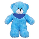 Soft Plush Stuffed Blue Teddy Bear with Bandana-3