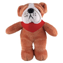 Soft Plush Stuffed Bulldog with Bandana