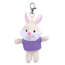Soft Plush Bunny Keychain