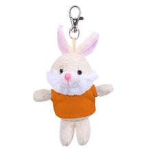 Bunny Keychain with Tee Orange