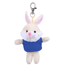 Bunny Keychain with Tee royal blue